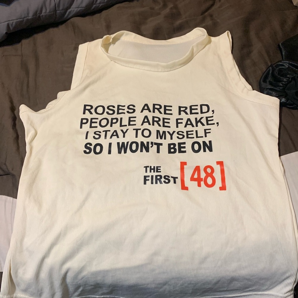 Graphic tank top